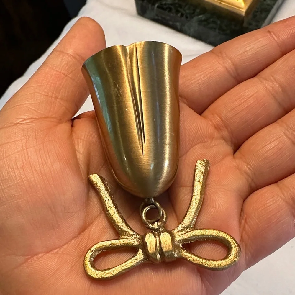 Brass Bow Candle 🕯️ Snuffer Home Accent